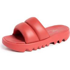 Reebok Slides Reebok Womens Women's Red Cardi Slide Sandals