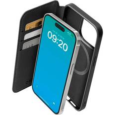 Mobiltilbehør SBS iPhone 15 Pro Wallet Mag Cover MagSafe Kompatibel Sort