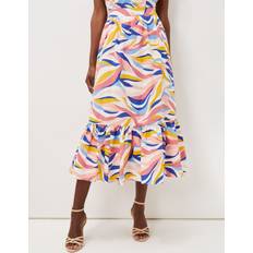 Multicoloured Skirts Phase Eight Tyra Wave Skirt, Multi