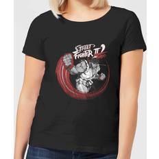 Street Fighter Street Fighter RYU Sketch Women's T-Shirt Black Black