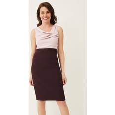 Phase Eight Tandy Dress, Antique Rose/Wine