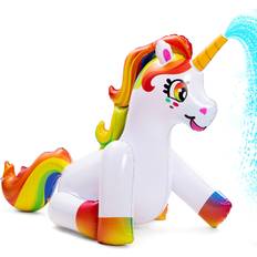 Unicorns Inflatable Toys Joyin Joyin 36" Inflatable Rainbow Unicorn Yard Sprinkler False