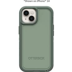 Handyfutterale OtterBox Schutzhülle für iPhone 15 Pro Max nur Defender Series XT – Smaragd Isle Grün Bildschirmlos, robust, rastet an MagSafe an, Befestigung mit Umhängeband