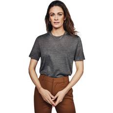 Pierre Robert Jenny Skavlan Wool Wide T-Shirt - Dark Grey