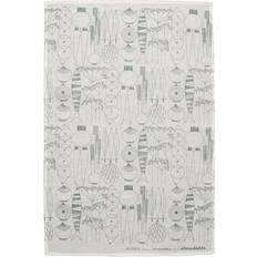 Almedahls Picnic White/Grey/Green Kitchen Towel White (70x47cm)