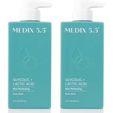 Bath & Shower Products Medix 5.5 Body Scrub Skin Care Glycolic Acid Exfoliating Body Cleanser Wash 2-pack