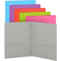 Enday Folders with Pockets and Prongs Two Pocket Folder