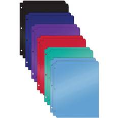 Better Office Products 3 Hole Punch Pocket Folders, Bulk