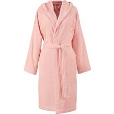 HUGO BOSS Nachtwäsche HUGO BOSS Primrose Plain Logo-embroidered Hooded Cotton-velvet Bathrobe