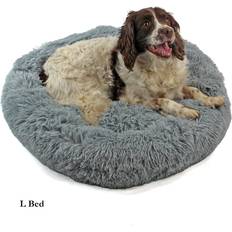 Easipet Large Dog Bed Fluffy Donut Cushion