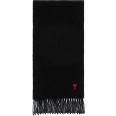 Ami Paris Accessories Ami Paris De Coeur Scarf Black Unisex