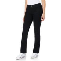 WallFlower WallFlower Women's InstaStretch Luscious Curvy Bootcut Jeans, Black, Plus