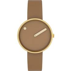 Picto Ure Picto 34 MM Cappuccino Brown Cappucciono Brown Leather