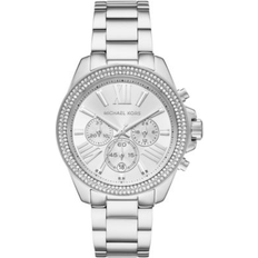 Michael Kors Wren Chronograph Silver-Tone 42mm Silver-Tone Silver-Tone