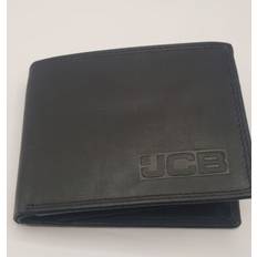 JCB Leather wallet- genuine leather wallet, black, 51g b54