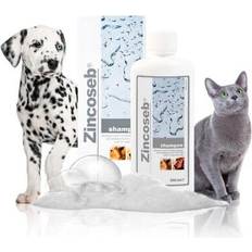 Zincoseb dog cats shampoo relief