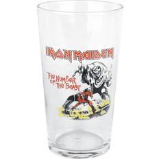 Bicchieri da birra Iron Maiden Boccale Di - Number Of The Beast - Unisex - Trasparente Bicchiere da birra