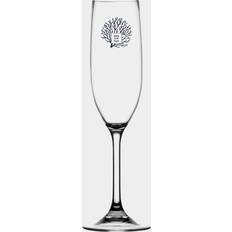 Blau Sektgläser Marine Business Champagnergläser aus Kunststoff 17 cl 6 Units Sektglas