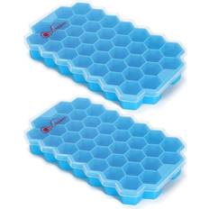 Ice Cube Trays Vinsani 2 Pack Hexagon Ice Cube Tray