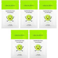 Skincare Idealove Superfood Skin Savior Lime All Yours 5 Beauty Sheet Masks