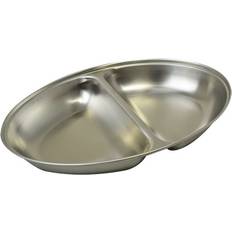 Sunnex Steel Oval 2 Compartment Vegetable