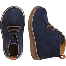 19½ Winter schoenen Vertbaudet Laarzen Met Leren Veters - Marineblauw