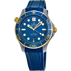 Omega 210.22.42.20.03.001 Seamaster Diver 300M Blå/Gummi