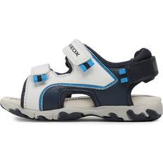 Lack Sandalen Geox FLAFFEE Boy Sandal, White/Navy