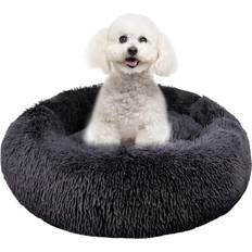Calming Dog Cat Donut Bed Fluffy