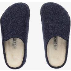 Birkenstock Slippers Birkenstock Boys Blue Wool Felt Slippers