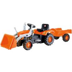 Pedal Cars Dolu Dolu Ride-On Pedal Tractor with Trailer & Scoop