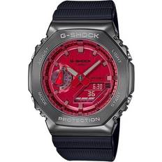 Casio G-Shock World Time Analog Digital Metal Covered GM-2100B-4A GM2100B-4 200M Heren Rood