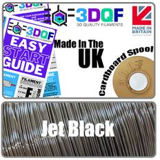 Everest 3dqf uk manufactured jet black 3d printing filament 1.75mm pla 1kg