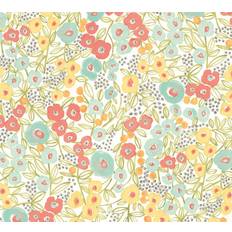 Flora Ditsy Coral & Sky GHS50115W