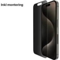 Apple iPhone 15 Pro - Privacy-filter Skärmskydd Belkin ScreenForce Pro Privacy for iPhone 15 Pro inkl montering