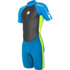 Alder Junior Impact 3/2 Youth Kids Shorty Wetsuit Lime