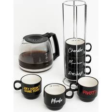Erik Mugs Sets of 6 5.4 oz 150ml Coffee Cups