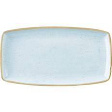 Churchill Stonecast Duck Egg Oblong Dessert Plate