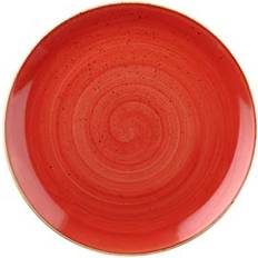 Tallerkener Churchill Tallerken fra 21.7 cm Berry Rød Asiet 12stk