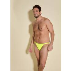 Men Panties Cosabella Men's Never Italian Thong Neon Yellow Neon Yellow