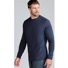 tasc Performance Carrollton Long Sleeve Shirt Classic Navy Men's Long Sleeve Pullover Navy