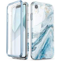 Bumpers i-Blason Cosmo Full-Body Bumper Case for iPhone XR 2018 Release, Blue Marble, 6.1"