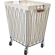 Laundry Baskets & Hampers Artesa Artesa Verona Rolling Laundry Hamper Cart with