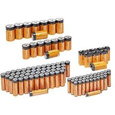 Amazon Basics Alkaliska Batterier 48 AA 36 AAA 8 D + 8 D 8 108-pack