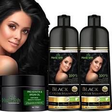 Combo Pack 2pcs Hair Color Shampoo 500 Ml