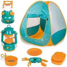 Toys Liberty Imports Little Explorers Kids Pop Up Play Tent with Camping Gear Outdoor Toy Tools Set 7 Pieces