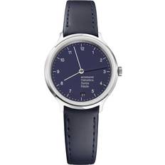 Mondaine Helvetica No1 Regular 33mm in Blau MH1R1240LD dunkelblau blau