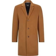 HUGO BOSS Coats HUGO BOSS Men's Fully Lined Regular-Fit Coat Beige Beige