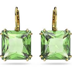 Swarkovski Crystal Earrings Swarovski Women's Millenia Goldplated Square-Cut Crystal Earrings neutral