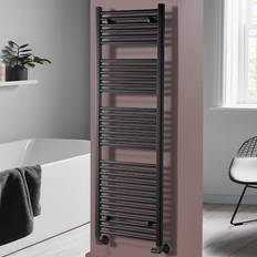 Heated Towel Rails Towelrads Pisa Heated Black
